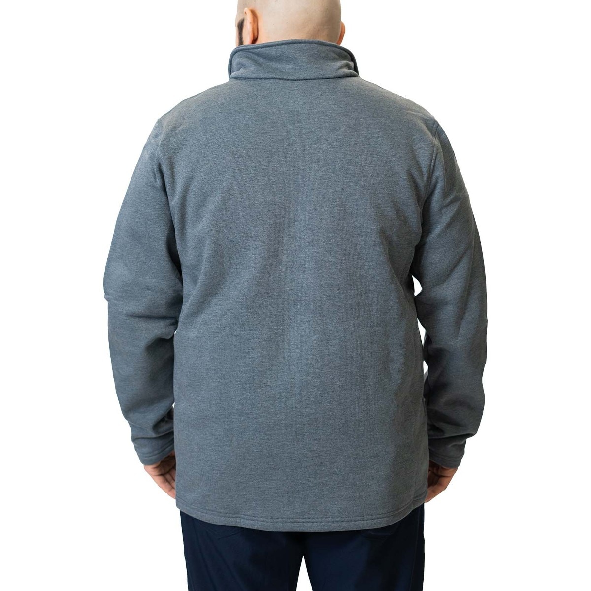 DragonWear Elements Quarter Zip Sweatshirt in Gray